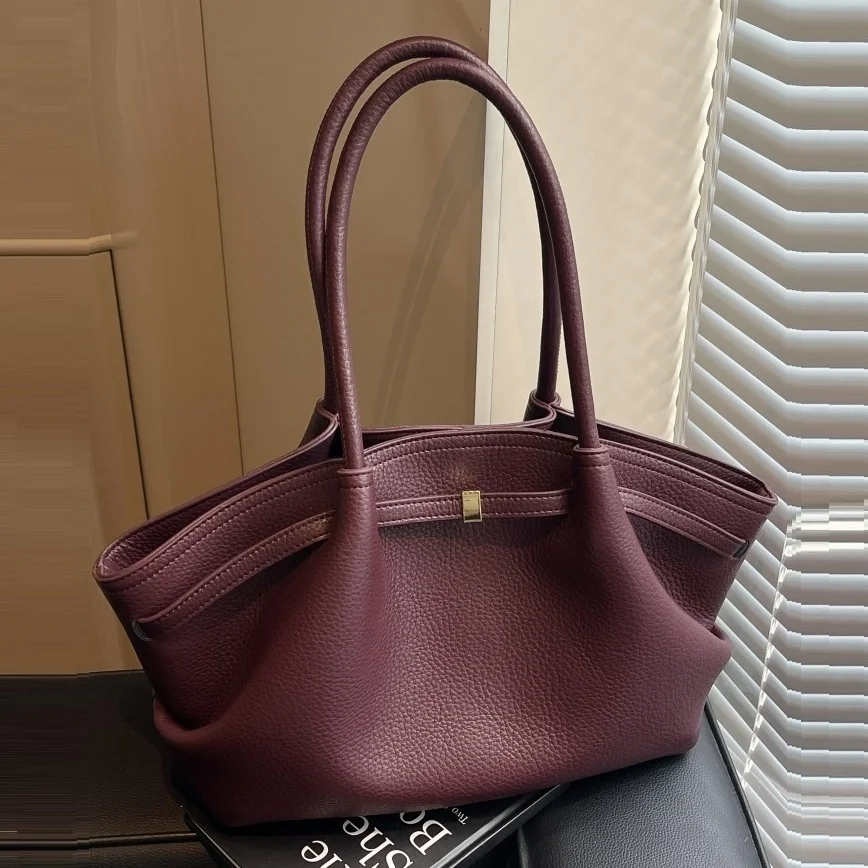 Luxury Bags Tote - Bordo Bayan Çantaları Lüks Tasarımcı Kanatlı