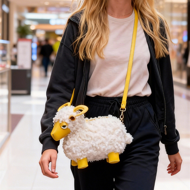 Luxury Bags Cute - Yeni Moda Tasarımı Sevimli Koyun Şekli