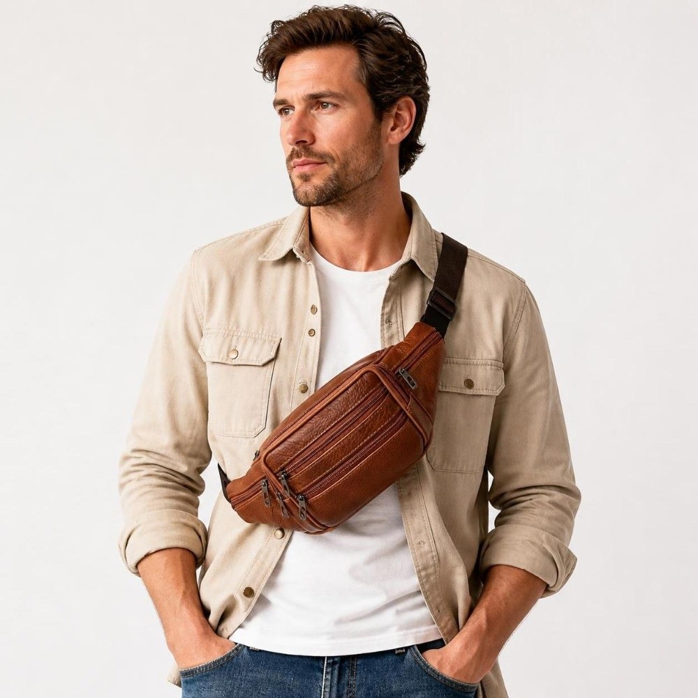 Lüks, Çok Gözlü, Deri Bel Çant - Luxury Bags Leather incelemesi ve fiyatı