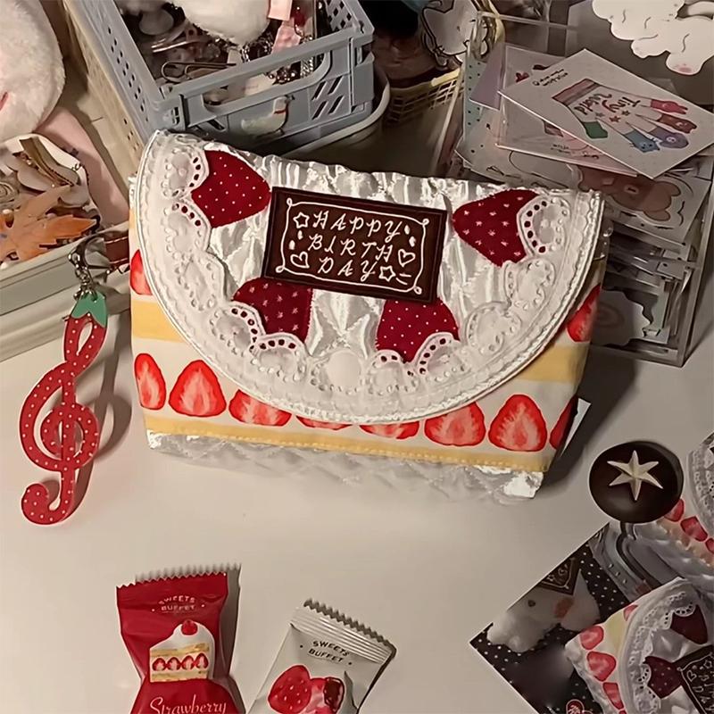 Kawaii Moda Patchwork Çilek Ça - Luxury Bags Cute incelemesi ve fiyatı