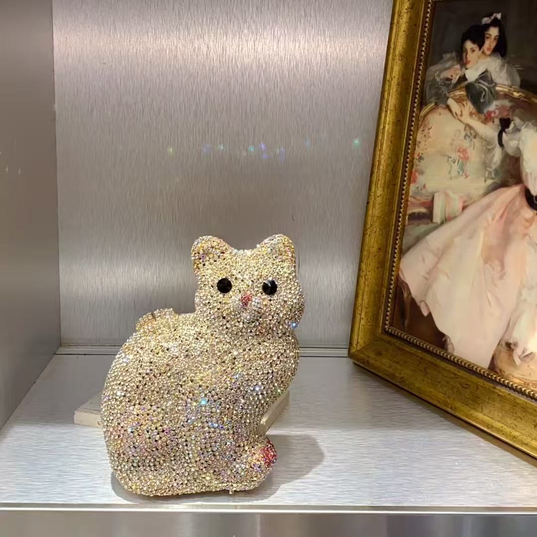 Altın Sevimli Kedi Şekli Kadın - Luxury Bags Cute incelemesi ve fiyatı