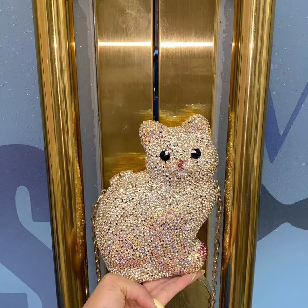 Altın Sevimli Kedi Şekli Kadın - Luxury Bags Cute incelemesi ve fiyatı